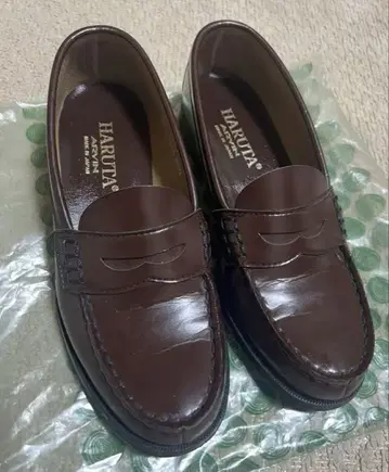 새상품급 HARUTA 하루타 로퍼 자마이카 다크 브라운 23.5cm