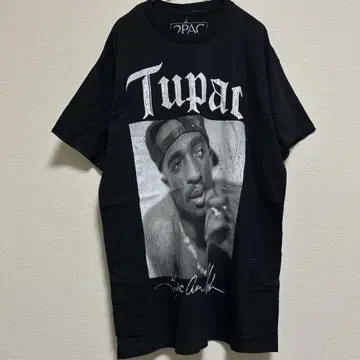 2pac 투팍 랩 티셔츠 랩T 밴드T 블랙 M