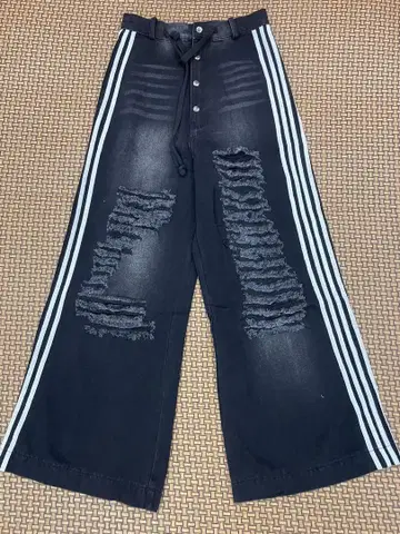 Dasyori yori sport 5 stripe denim black