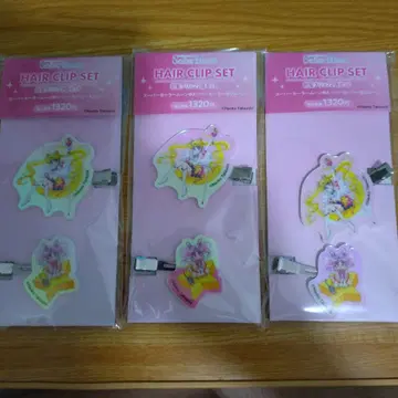 세일러문 앞머리 클립 2개 세트