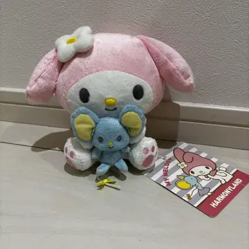 산리오 하모니랜드 마이멜로디 & 플랫 봉제 인형