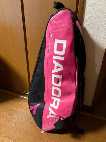 DIADORA 라켓 백 핑크/블랙