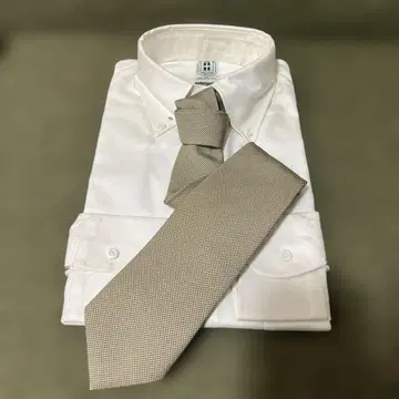 micky per UNITED ARROWS 베이지 솔리드 넥타이