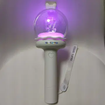 FRUITS ZIPPER 공식 팬라이트 화이트 퍼플