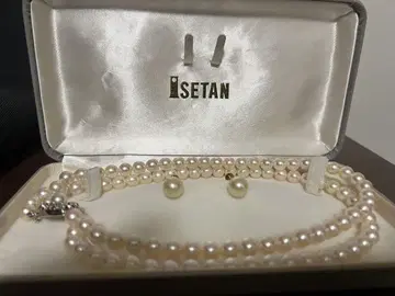 ISETAN 펄 목걸이 귀걸이