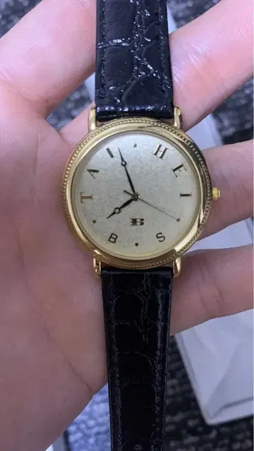 SEIKO TAIHEI 손목시계 남성용 골드 한정판 모델