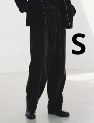 LIDNM NONWALE CORDUROY PANTS COAL BLACK