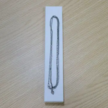 LAD 뮤지션 목걸이 다크 실버