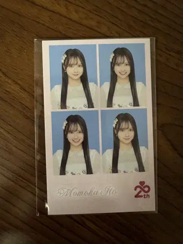 AKB48 스크래치 증명사진풍 포토 카드 이토 모모카