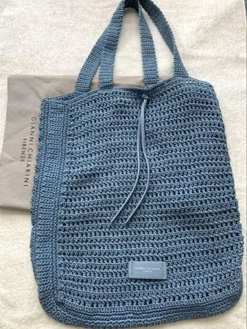GIANNI CHIARINI 블루 토트백