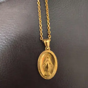 SILVER HEAVEN 메달 목걸이 2세트