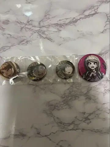 단간론파 캔뱃지 4개 세트