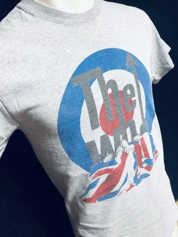 THE WHO 티셔츠 그레이 S~M 유니언 잭
