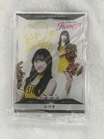 후쿠오카 소프트뱅크 호크스 허니즈 미즈키 타카 복권 아크릴 스탠드