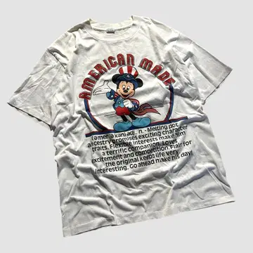 80년대 USA 제작 미키마우스 부트 Tee