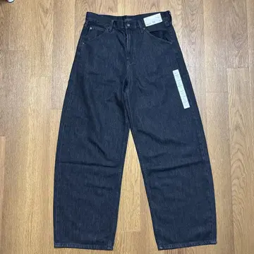 UNIQLO 배기 커브 청바지 다크 그레이 27