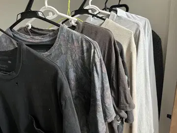 ALLSAINTS 셔츠 데미지 가공 트로피컬 니트 세트 남성용