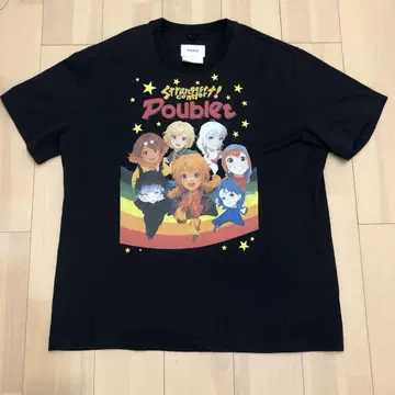 doublet 아이돌 프린트 티셔츠 L 블랙