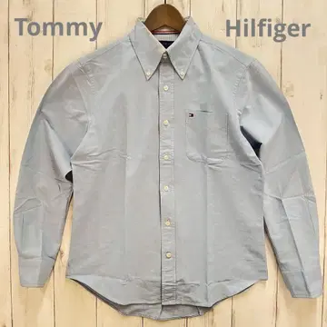 [Tommy Hilfiger] 타미힐피거 버튼 다운 셔츠 S 스카이블루