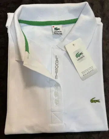 Lacoste 화이트 피케 셔츠 라코스테