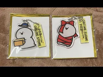문구와 함께 OBLINE STORE 트레이딩 아크릴 키링