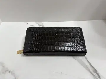 [새상품] 여성용 장지갑 블랙 핑크 크로커다일