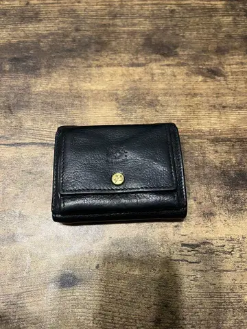일비종떼 3단 접이식 지갑 블랙