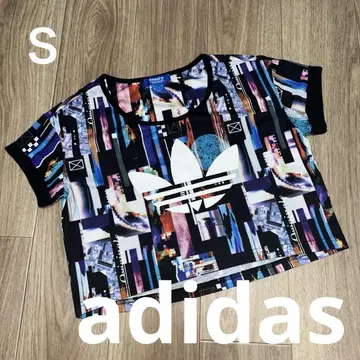 adidas 숏 기장 티셔츠 S 블랙 계열 새상품급