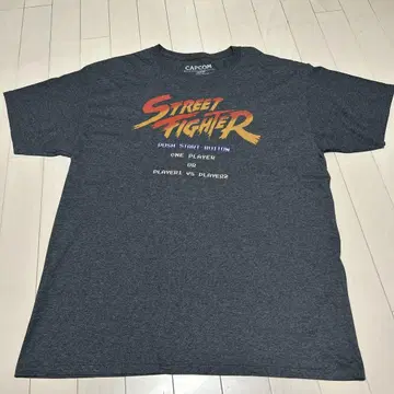 CAPCOM 스트리트 파이터 티셔츠 L streetfighter
