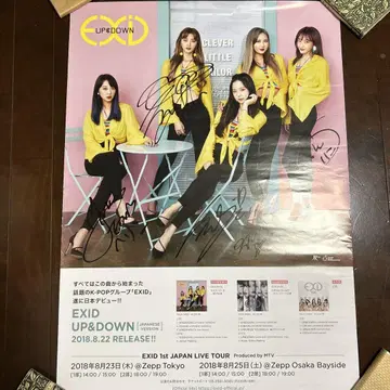 EXID 일본 데뷔 사인 포함 포스터