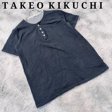 [TAKEO KIKUCHI] 다케오 키쿠치 헨리넥 티셔츠 심플