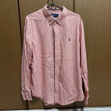 새상품급 레어 90년대 랄프 로렌 깅엄 체크 셔츠
