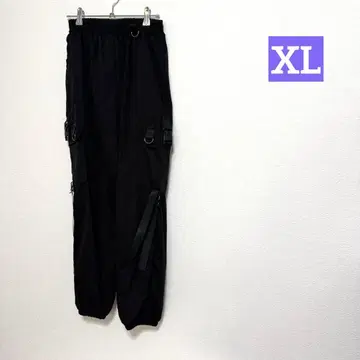 유니섹스 나일론 와셔 테크노 팬츠