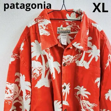 파타고니아 pataloha 알로하 셔츠 바다 야자 오가닉 코튼 L