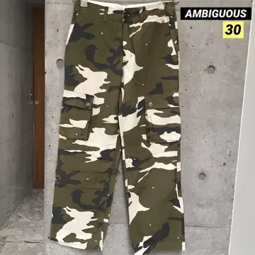 AMBIGUOUS 앙비규어스 카모플라쥬 팬츠 size30