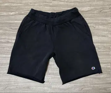 Champion 리버스 위브 블랙 스웨트 하프 팬츠 L 사이즈