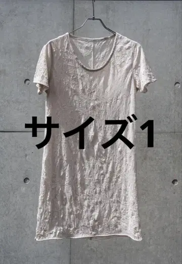 PRYCraftFabricLayeredU-neck 티셔츠 사이즈 1