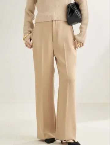 택 포함 미사용 새상품 Plage washable straight 팬츠