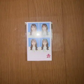 증명사진풍 포토 카드 미즈시마 미유