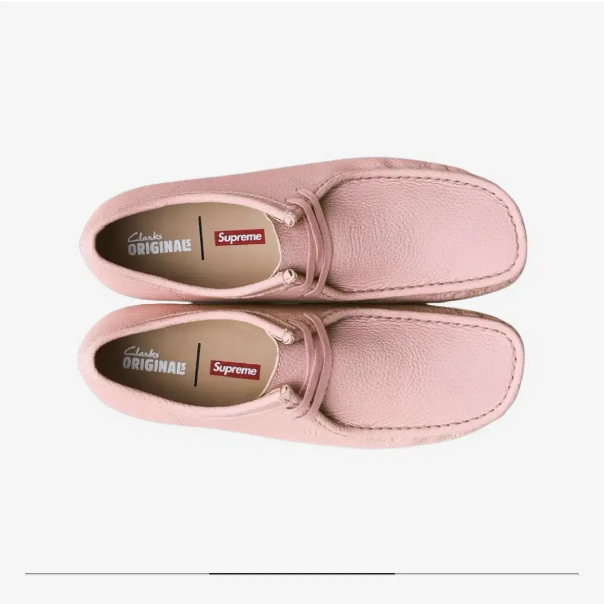 UK9.5] Clarks x Supreme Reflective Wallabee Pink - 25SS