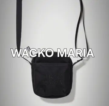 MACRO MARIA 올 블랙 숄더백