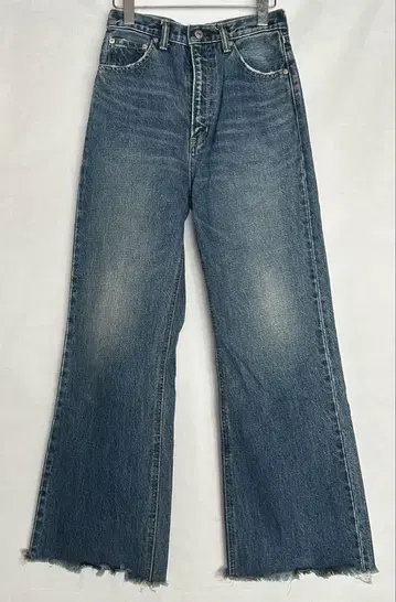 인기 SLY JEANS 플레어 데님 컷오프 25인치