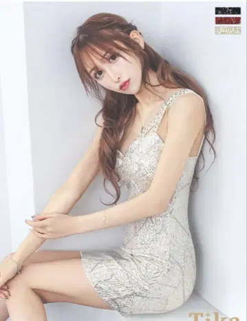 Tika 실버 레이스 타이트 드레스