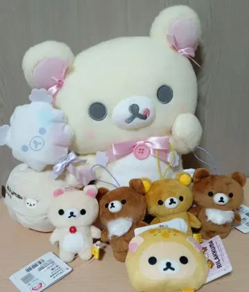 리락쿠마 봉제 인형 세트