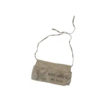 50s USA산 날염 프린트 코튼 에이프런