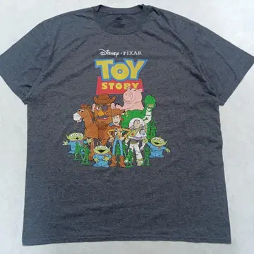 Disney/Pixar Toy Story 구제 티셔츠 XL 그레이