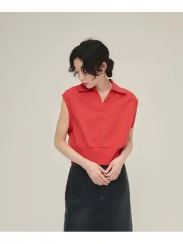 JEANASIS [eL] 컴팩트 폴로 NS 레드
