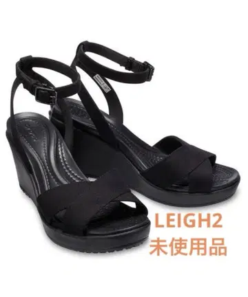 [미사용 택 포함] Crocs 레이 2.0 웨지 샌들 W8