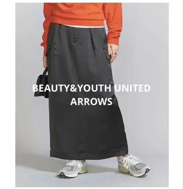 BEAUTY&YOUTH UNITED ARROWS 새틴 카고 스커트