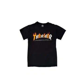 00's USA THRASHER 파이어 로고 티셔츠